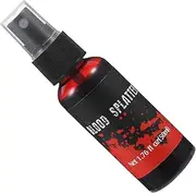 1 Simulated Plasma Door Vampire Spray Funny Fang Blood inside Halloween Gel Fake Scarecrow Kit Costume Cups Washable Blow Makeup Liquid Red