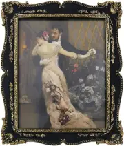 8×10 Picture Frame, Vintage Antique Picture Frames with Glass Front Ornate Black