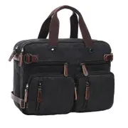 Versatile Canvas Business Briefcase for Laptops