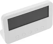 Kisangel Silent Clock Digital Alarm Clock Small Digital Clock Mini Digital Clock Mini Humidity Meter Temperature Monitoring Device Humidity Recorder Plastic