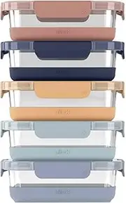 New Ello Meal Prep Glass Storage 10-Piece Set