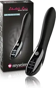 Mystim Electric Eric Black Edition E-Stim Vibrator, Black