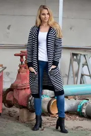 Krystal Stripe Cardi--ALL-6451204