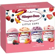 Haagen-Dazs Ice Cream Fruit Collection 95mL x 4 pack