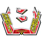 Pro Circuit Ti-4Gp Sticker Kit Replacement Muffler Stickers DC09TI4GP