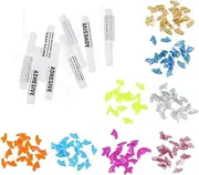 Totority 160pcs Cat Nail Cover Pet Cat Claw Cap Kitten Claw Caps Kitten Cat Nail Cap Kitten Nail Cover Cat Claw Cover Silica Gel Colorful Random Color