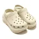 【Crocs】MEGA CRUSH CLOG 米白 厚底(207988-2Y2)