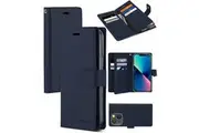 Mercury Goospery Mansoor Wallet Flip Case For Apple iPhone 13 Mini (5.4") - Navy
