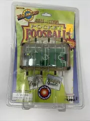 Vintage 1997 Basic Fun Take Along Mini Arcade Real Action Pocket Foosball