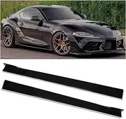 Compatible for Corvette C5 C6 1997-2013 78.7" Car Side Skirt Splitter Spoiler Lip Rocker Panel Extensions Body Kit Car Bumpers(Black)
