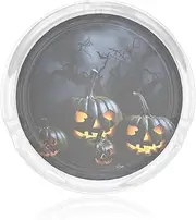 Glass Ashtray for Cigarettes Portable Decorative Modern Cigarette Ash Tray Halloween with Pumpkins Round Cigar Ashtrays Holder Cute Cool Tabletop Ashtray for Office Home Indoor Outdoor