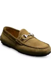 Allen Edmonds Men's Sebastian Caper Suede Driving Moc Horsebit Loafers Size 10