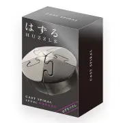 Broadway Toys Hanayama | Spiral Hanayama Metal Brainteaser Puzzle Mensa Rated Level 5 75*119*45 mm