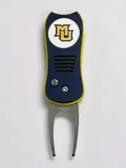 NCAA Marquette Golden Eagles Switchblade Golf Divot Tool Navy/Gold
