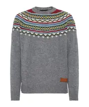 Dsquared2 Nordic Knit Jumper S,XL,L,M,XXL,XXXL Gray
