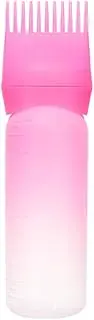 Hair Oil Applicator Bottle, Root Comb Bottle, 6 Ounce Reusable Oil Applicator Shampoo Bottle | Graduated Scale Scalp Comb Portable Root Comb For Home Salons Barber Shop