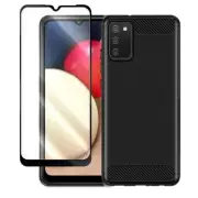 Screen Protector+Heavy-Duty TPU Case for Samsung Galaxy A02s SM-A025A Cricket US