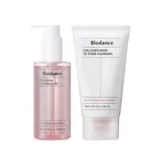 Biodance - Bundle: Collagen Mask To Foam Cleanser + Collagen Cleansing Oil 2 pcs
