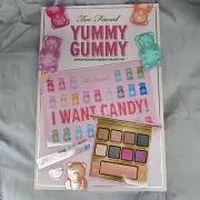 Too Faced Yummy Gummy Limited Makeup Collection Lip Injection Balm Palette Bag