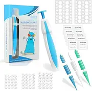 Auto Micro Skin Tag Remover Tool for 1-8mm Tags, Painless Wart Removal Pen, 3-in-1 Device Kit With 60 Bands, 10 Cleansing Wipes & 36 Patches