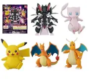 Figures 5pcs/Set Pikachu Charizard Mew Dragonite Armored Mewtwo Capsule Toys