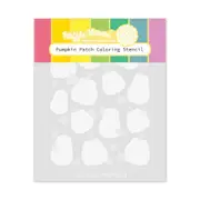 Waffle Flower Pumpkin Patch Colouring Stencil