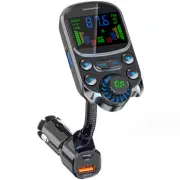 Wireless Bluetooth Car FM Transmitter MP3 Player PD USB Fast Charger Hands-free