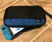 Premium Heavy Rugged Nylon Carry Case for Nintendo Switch Protective Bag Blue