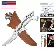 Upgrade Heavy Duty Stainless Steel Kitchen Scissors,Multipurpose Ultra Sharp ...
