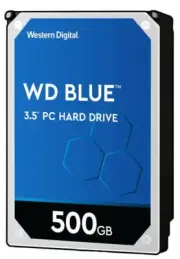 WD - WD Blue 3.5" Internal HDD SATA 6GB/s - 500GB, 5400RPM