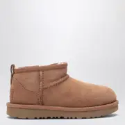 [UGG] Classic Ultra Mini chestnut boot with zip 10 US Beige