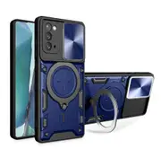 For Samsung Galaxy Note 20 Case, Magnetic Support Car Mount Magnetic Military Shell - Blue
