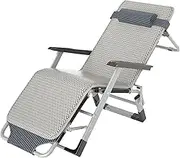 Zero Gravity Lounge Chair, Zero Gravity Chairs Heavy Duty Adjustable Steel Mesh Zero Gravity Lounge Chair Recliners W/Pillows Load-Bearing 200kg Sun Loungers Lounge Chair (Color : Blue, Size : Breat