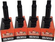Pack of 4 - SWAN Ignition Coil for Hyundai Accent, i20, i30, Veloster & Kia Cee'd, Cerato, Rio & Soul