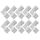 RGB- LED-Light 4Pins Strip Lights Corner Connector L-Type 10Pcs Solder-Free