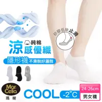 在飛比找momo購物網優惠-【MarCella 瑪榭】MIT-涼感優纖純棉隱形襪(隱形襪