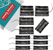 Lonely Binary 18650 Battery Holder Pack 11pcs Assorted Pack 6X 1-Cell, 3X 2-Cell and 2X 3-Cell in Series for Arduino, ESP32, Raspberry Pi DIY Electronics Projects