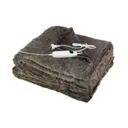 Electric Throw Blanket Heated Timer Bedding Washable Warm Winter Plush BR