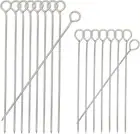 30Pcs Barbecue Skewers,Honshen Stainless Steel Turkey Lacers Metal Skewers fo...