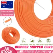 COMMERCIAL USE TRIMMER LINE 2.4MM/2.7MM*100M MOWING Whipper Snipper Cord