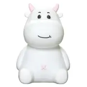 Homedics MyBaby Comfort Creatures Cow 15cm Night Light USB Rechargeable LED Pink