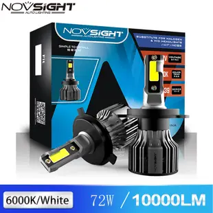 Novsight N39 全系列 LED汽車大燈 72W 10000LM 6000K 現貨 白光不刺眼 霧燈燈泡