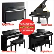 Keyboard Stickers Label for Beginners Kids 61/88 Full-Size Keys Removable Piano