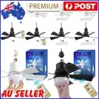 40W Indoor Ceiling Fan Light Remote Control E27 Low Profile Ceiling Fan Dimmable