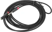 BRIGHTFUFU Male to Female Audio Extension Cable Stereo Headphone Cord Durable Braided Design for Professional Microphones and Equipment Compatible with Earphones
