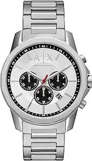 [Armani Exchange] Silver Analog Watch AX1742