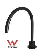 Matt Black High Reach Swivel bath spa laundry kitchen basin filler hob spout