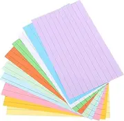 CAXUSD Small Notebook Lined Index Cards Memo Pad Portable Stationery for Vocabulary Daily Planning Office