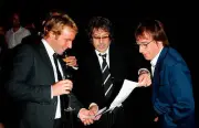 Actor Alessandro Nivola writer Ian le Frenais musician Bill Wyman - Old Photo