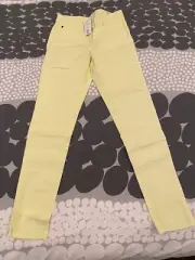 NWT Jacadi Need Pant Neon Yellow Sz 10 Slim *free shipping*